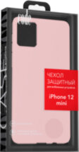 Клип-кейс Code iPhone 12 mini liquid силикон Pink