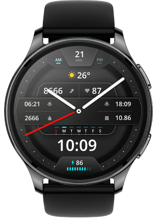 Часы Amazfit Pop 3R Черные