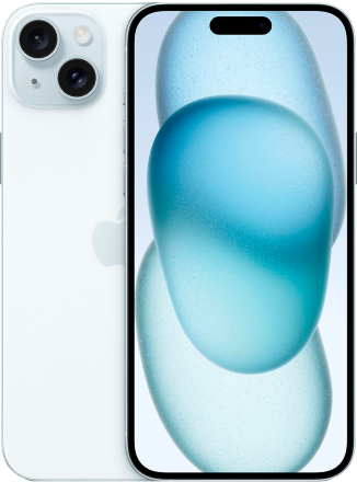 Смартфон Apple iPhone 15 Plus 256Gb eSIM + SIM Голубой