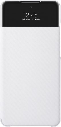 Чехол-книжка Samsung Galaxy A72 Smart S View Wallet Cover White (EF-EA725PWEGRU)
