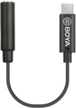 Адаптер Boya BY-K4 TRS на Type-C Black