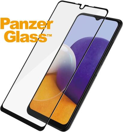 Стекло защитное PanzerGlass Samsung Galaxy A22|M22|M32 Case Friendly черная рамка