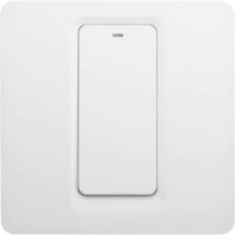 Умный выключатель Geozon WS-04 1 линия механический безнулевой White