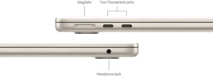 Ноутбук Apple MacBook Air 13&quot; (2024) M3 8/256 Гб Сияющая звезда (MRXT3)