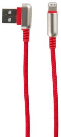 Дата-кабель RedLine USB-Lightning 1м Red