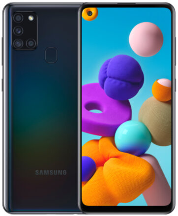 Смартфон Samsung Galaxy A21s 3/32Gb Black