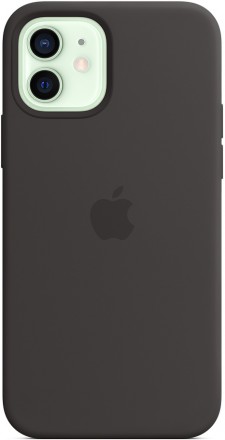 Клип-кейс Apple iPhone 12/12 Pro MagSafe силиконовый Черный (MHL73ZE/A)