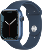 Часы Apple Watch Series 7 GPS 45мм корпус из алюминия синий + ремешок Синий (MKN83RU/A)