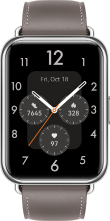 Часы HUAWEI Watch FIT 2 Classic Edition кожаный ремешок Серые (Yda-B19V)