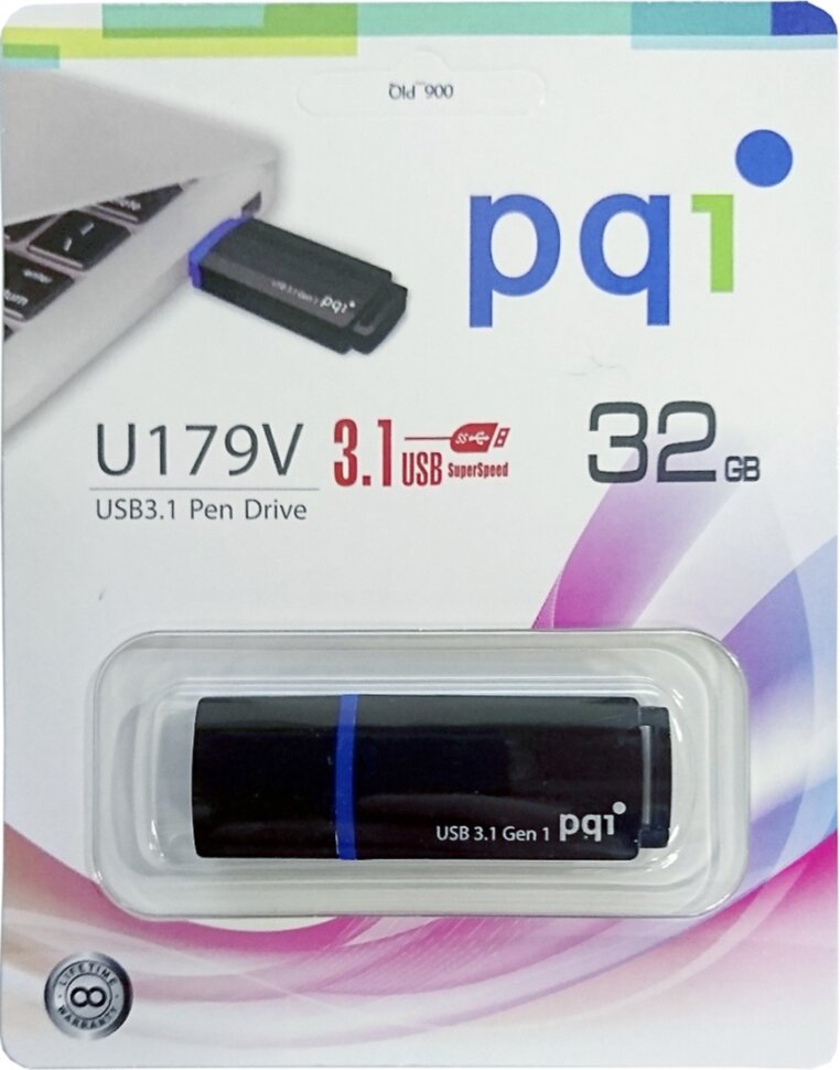 USB Flash PQI 32Gb USB 3.0 Black