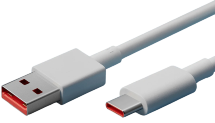 Дата-кабель Xiaomi 6A USB-A-Type-C 1м Белый (BHR6032GL)