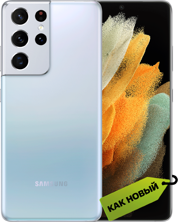 Смартфон Samsung Galaxy S21 Ultra 12/256Gb Серебристый «Как новый ...