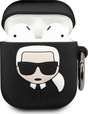 Чехол Karl Lagerfeld Airpods 2 Black