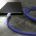 Дата-кабель Akai CE-610 USB-A-Lightning оплетка текстиль Blue