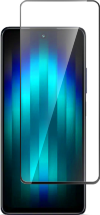 Стекло защитное для Infinix HOT 30 Черная рамка