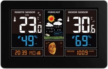 Умная метеостанция HIPER IoT Weather Station P1 с внешними датчиками Black