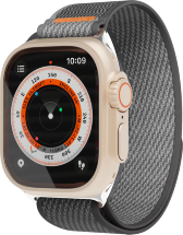 Ремешок для умных часов VLP Trail Band для Apple Watch 42|44|45|49mm Черно-серый