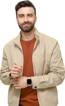 Ремешок для умных часов uBear Mode для Apple Watch 38|40|41 mm силиконовый Розовый/бежевый (WB11RB01SM-AW)