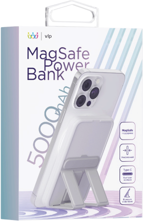 Внешний аккумулятор VLP Magsafe 5000 mAh USB-C Белый