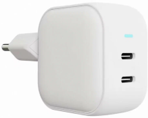 СЗУ VLP G-Charge 45Вт USB-C+USB-С PD QC Белое