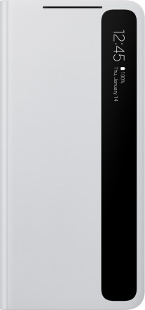 Чехол-книжка Samsung Galaxy S21 Ultra Smart Clear View Cover Light Grey (EF-ZG998CJEGRU)