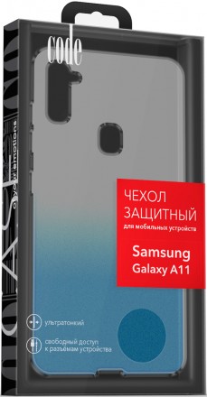 Клип-кейс Code Samsung Galaxy A11 градиент Blue
