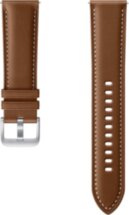 Ремешок для умных часов Samsung Stitch Leather Band для Galaxy Watch3 45mm, Watch 46mm кожаный brown