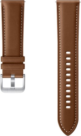 Ремешок для умных часов Samsung Stitch Leather Band для Galaxy Watch3 45mm, Watch 46mm кожаный brown