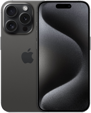 Смартфон Apple iPhone 15 Pro 256Gb SIM + SIM Черный титан