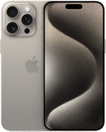 Смартфон Apple iPhone 15 Pro Max 512Gb SIM + SIM Натуральный титан