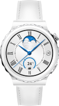 Часы HUAWEI Watch GT 3 Pro кожаный ремешок Белые (Frg-B19V)