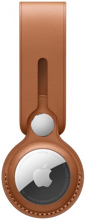 Брелок-подвеска Apple для AirTag Leather Loop Золотисто-коричневый (MX4A2ZM/A)