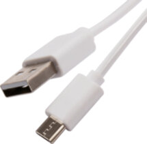 Дата-кабель RedLine microUSB витой White