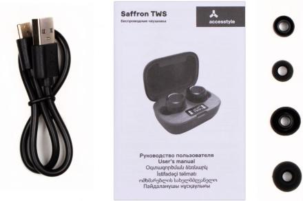 Беспроводные наушники Accesstyle Saffron Черные