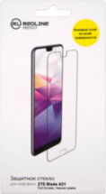 Стекло защитное RedLine ZTE Blade A31 черная рамка