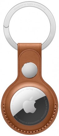 Брелок Apple для AirTag Leather Key Ring Золотисто-коричневый (MX4M2ZM/A)