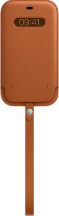 Чехол Apple iPhone 12 Pro Max MagSafe кожаный Золотисто-коричневый (MHYG3ZE/A)
