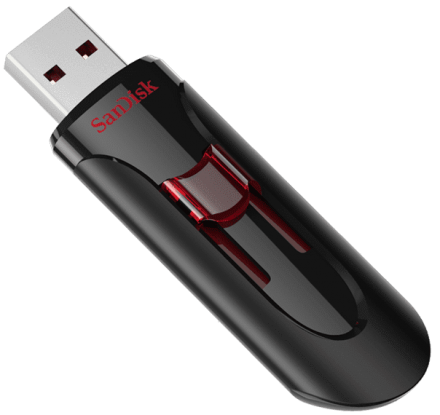 USB Flash SanDisk Cruzer Glide USB3.0 64GB Black (SDCZ600-064G-G35)