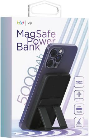Внешний аккумулятор VLP Magsafe 5000 mAh USB-C Черный