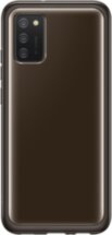 Клип-кейс Samsung Galaxy A02s Soft Clear Cover Black (EF-QA025TBEGRU)
