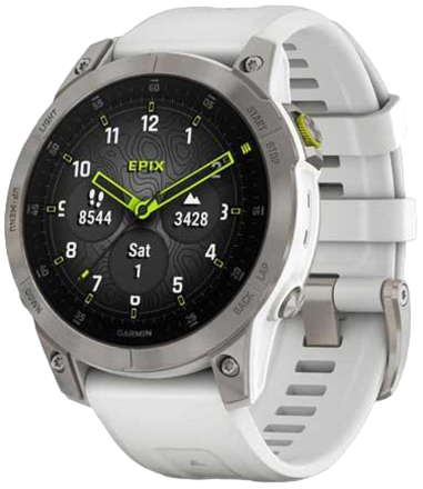 Часы Garmin Epix (Gen 2) Sapphire Белые