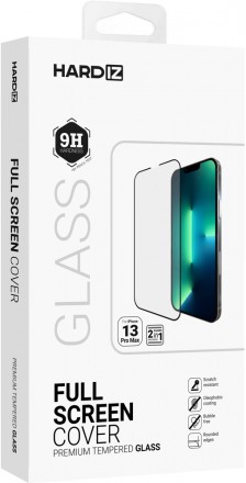 Стекло защитное Hardiz iPhone 13 pro max 2-in-1 Easy App черная рамка