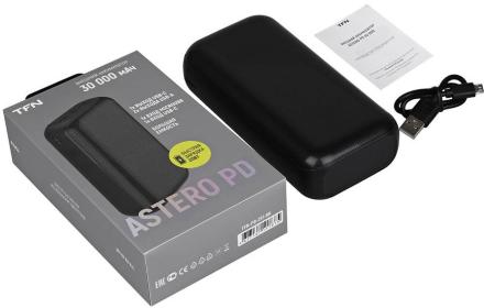 Внешний аккумулятор TFN 30000mAh Astero 30 PD Черный