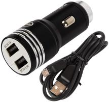 АЗУ RedLine AC-5A + кабель USB-A-mircoUSB 2,4A Black