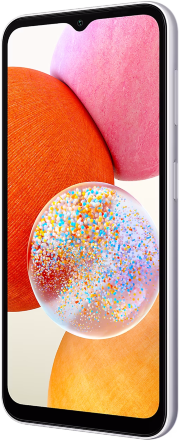 Смартфон Samsung Galaxy A14 4/64Gb Серебристый (SM-A145)