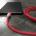 Дата-кабель Akai CE-610 USB-A-Lightning оплетка текстиль Red