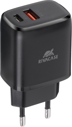 СЗУ Rivacase PS 4117 W00 Type-C PD 20W QC 3.0 Черное