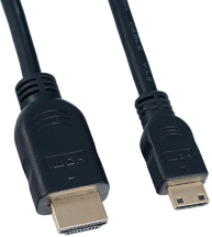 Дата-кабель Perfeo HDMI A-HDMI C 2м ver.1.4 Black