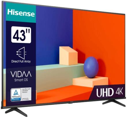 Телевизор Hisense 43&quot; 43A6K Черный