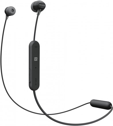 Беспроводные наушники с микрофоном Sony WI-C300B Black